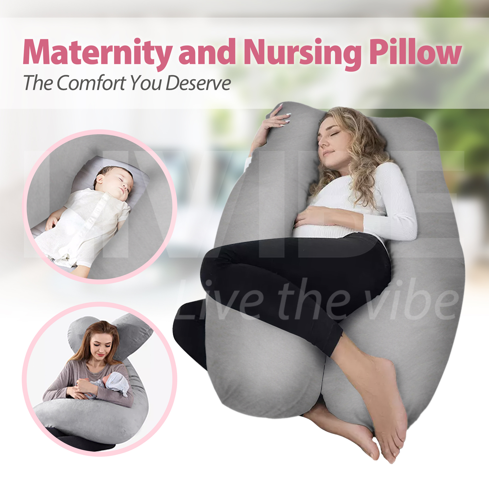 Nursing and maternity pillow, Breastfeeding and pregnancy