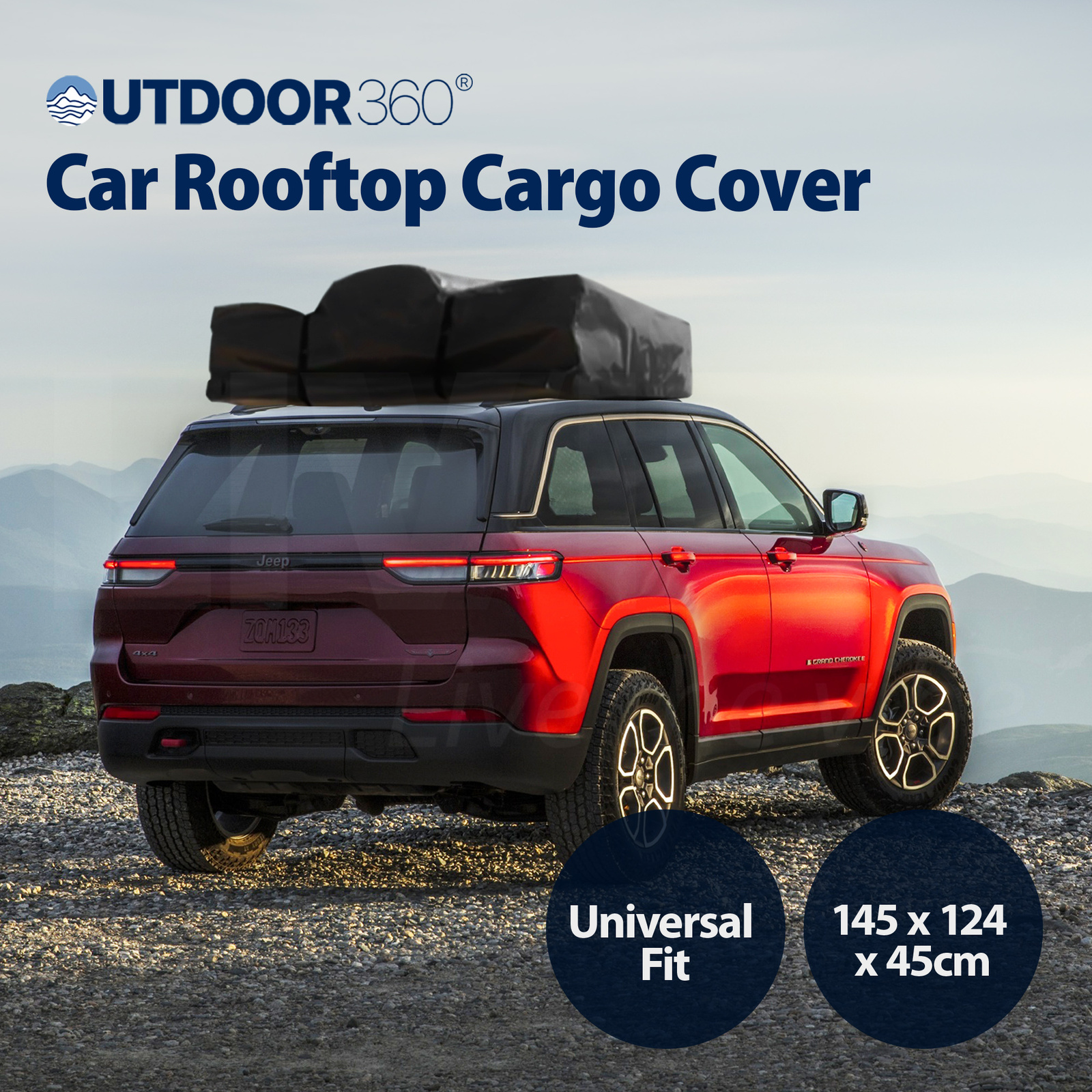 OUTDOOR360 140 x 96cm Universal Car Roof Rack Cross Bars Basket Luggage  Carrier Steel Vehicle Cargo