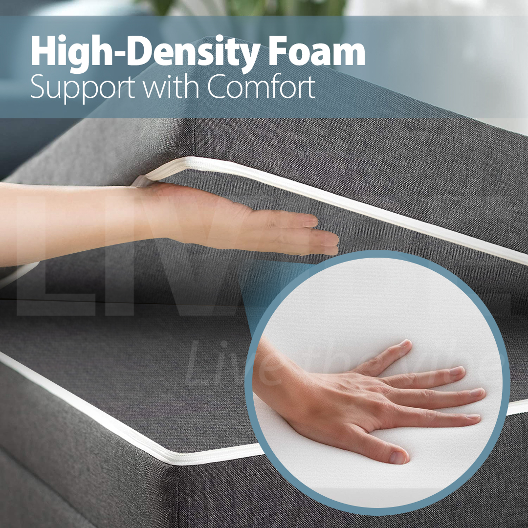 Comfeezzz Foldable Folding Foam Mattress Portable Sofa Bed Trifold Sleeping Mat - Picture 33 of 40
