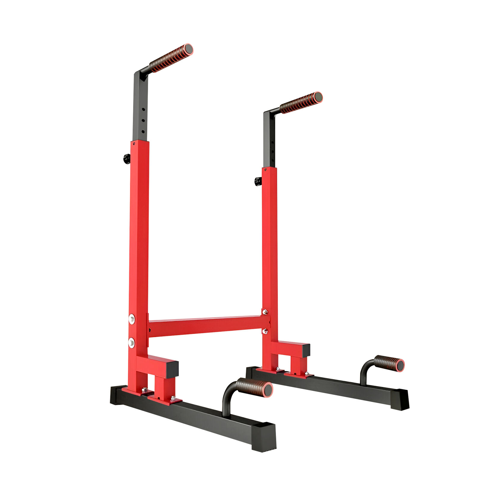fitnessLAB Dip Stand Heavy Duty Dip Station Adjustable Dip Parallette Push Bar - Picture 26 of 31