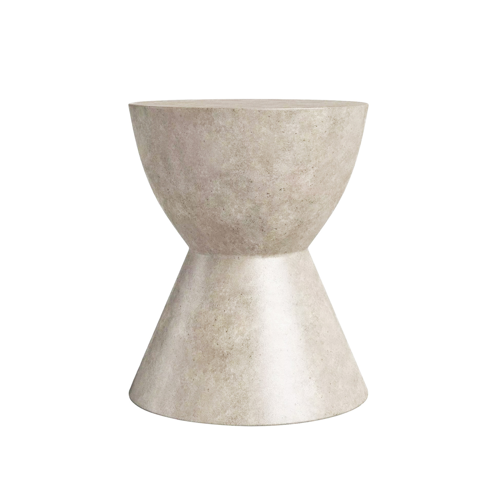 Coffee Table Concrete Side Table 35x35x45.5cm Pedestal Design Grey