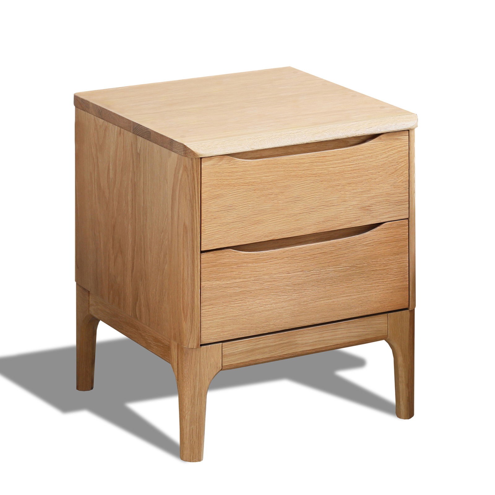 MIUZ Solid Timber Bedside Tables Drawers Side Table Nightstand Storage Cabinet Wood