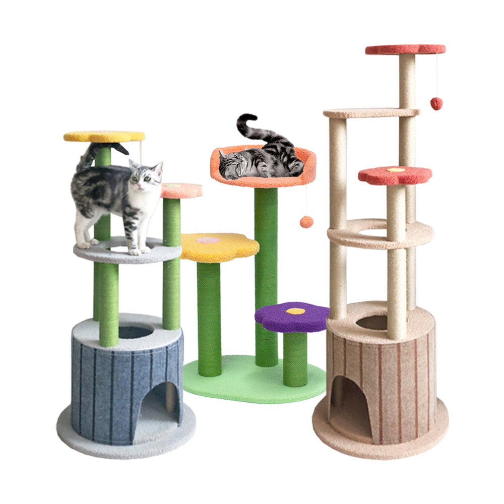 TOPET  Cat Tree Trees Scratching Post Scratcher Tower Condo House Bed Toys 