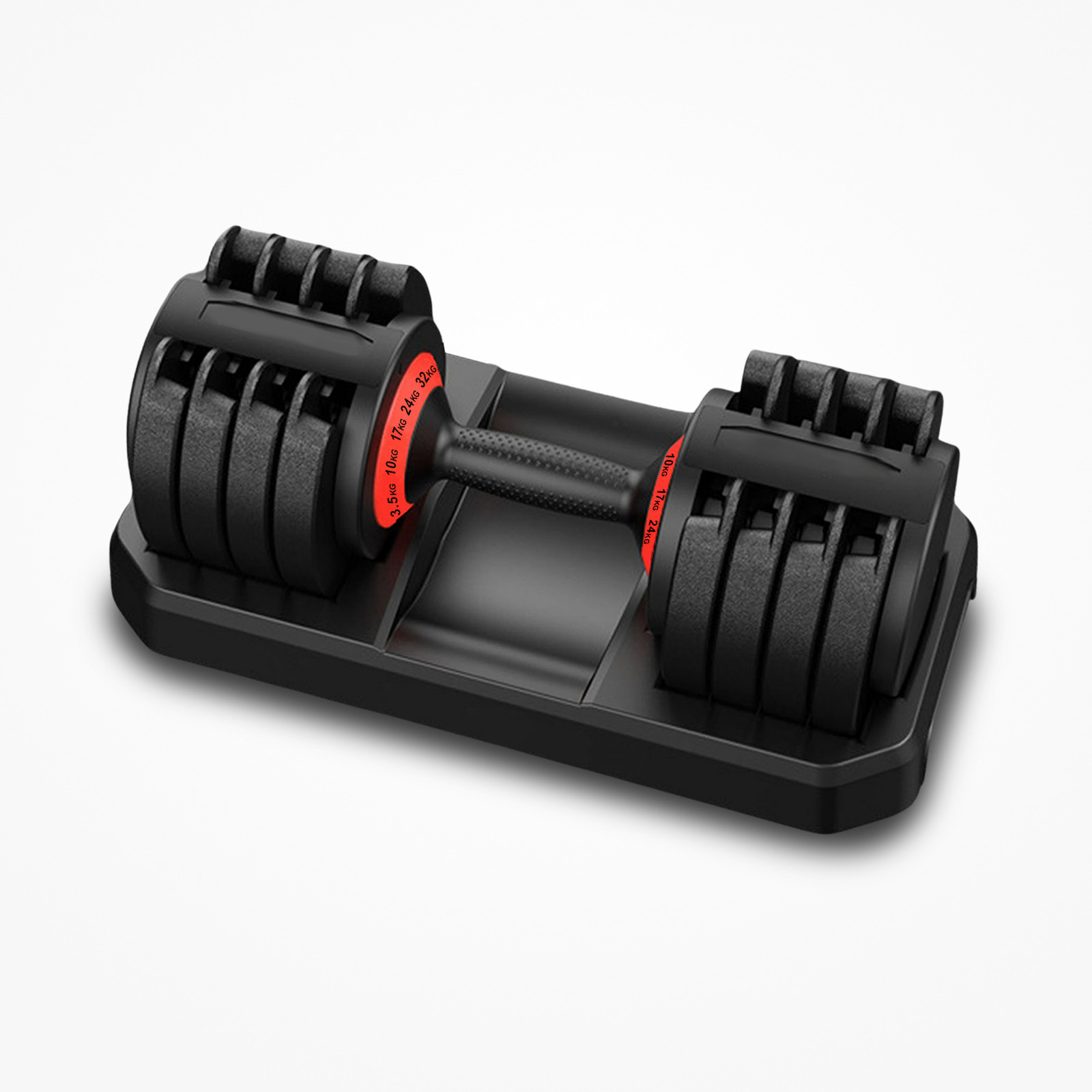 FitnessLab Adjustable Dumbbells Dumbbell Set Weight Dumbbells Plates Exercise Fitness Gym 32kg