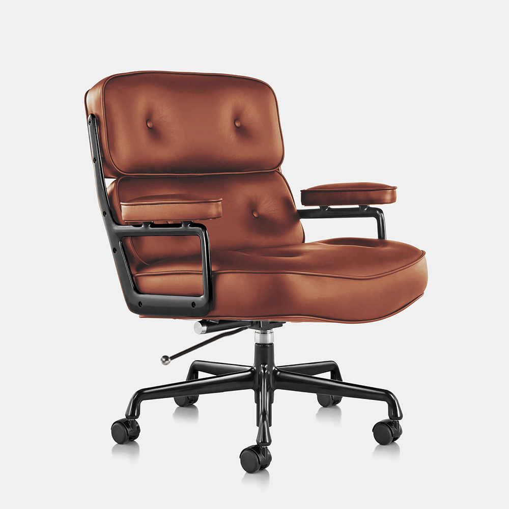 MIUZ Executive Chair PU Leather Office Chair Ergonomic Chair Lounge Chair Reception Chair Adjustable - Brown