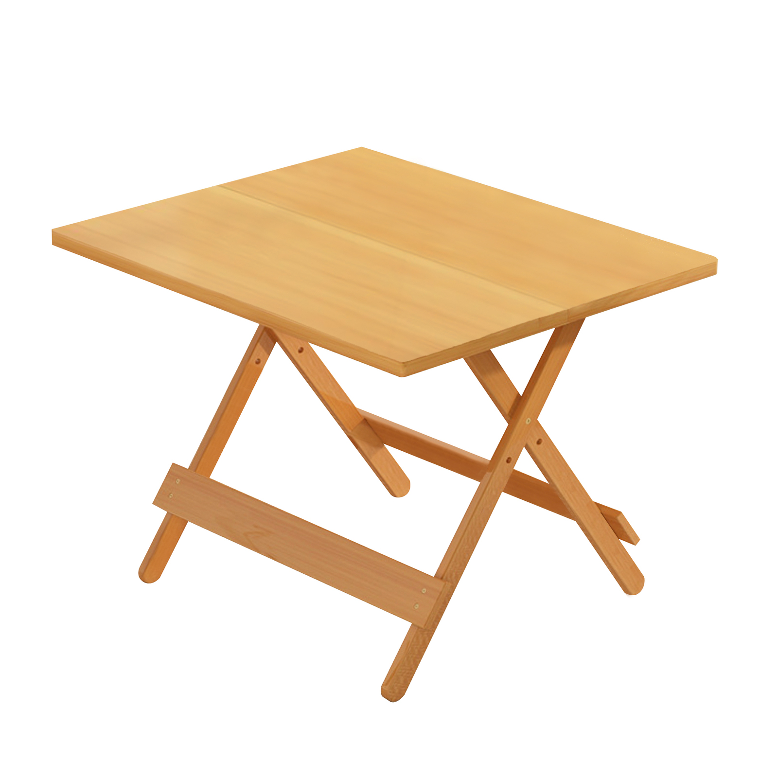 Foldable Bamboo Table Folding Desk Portable Table Dining Living Room