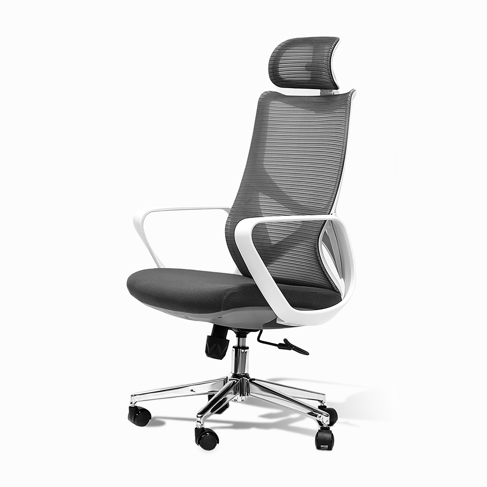 MIUZ COSMO Chair With Headrest Adjustable Breathable Ergonomic Mesh Office Computer Chair with Lumbar Support & Headrest Swivel