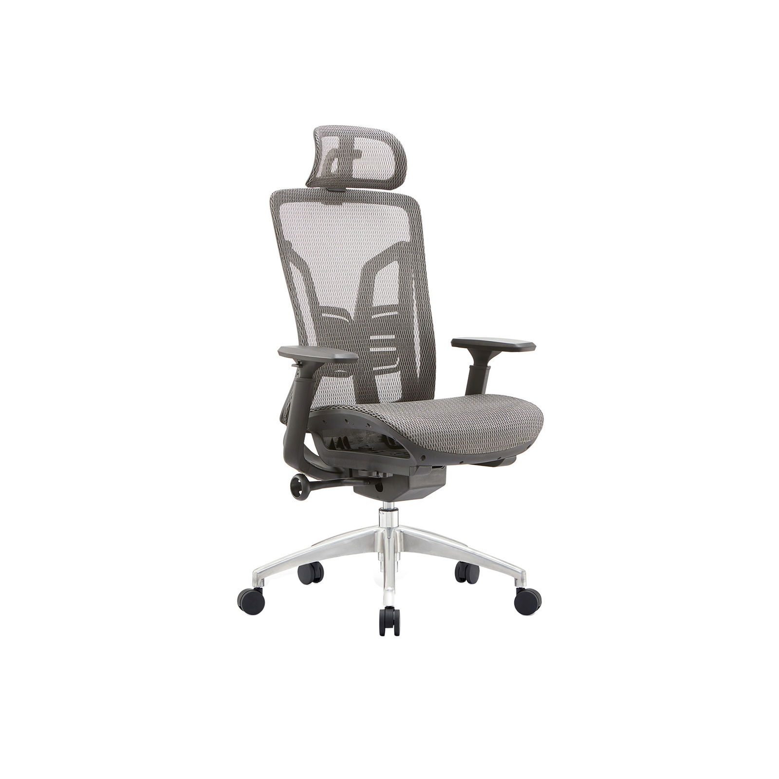 Ergonomic Mesh Work Study Computer Gaming Office Desk Chairs Executive Adjustable Recliner Seat Grey