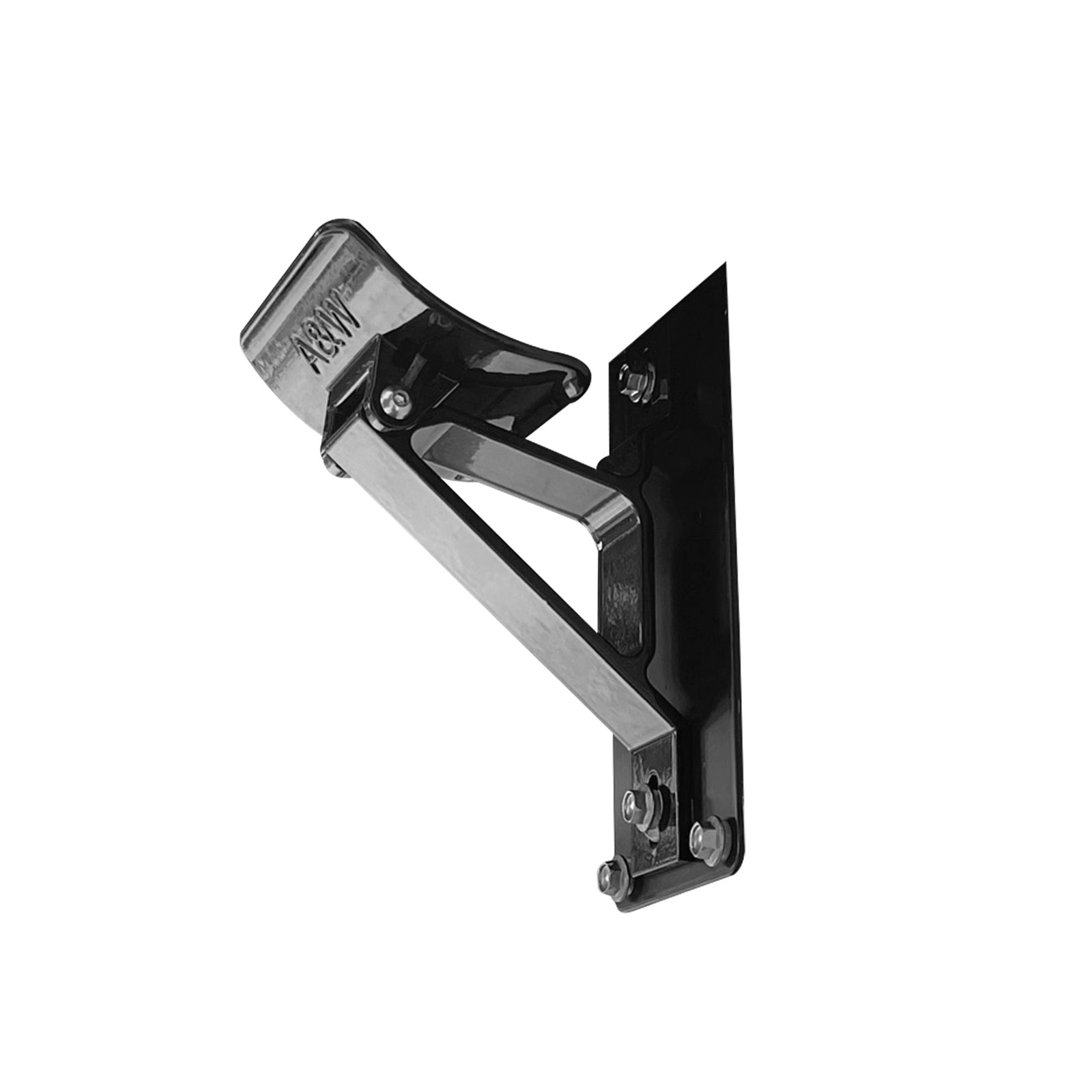 RV Awning Center Support Roller Cradle Support For RV Camper - Black