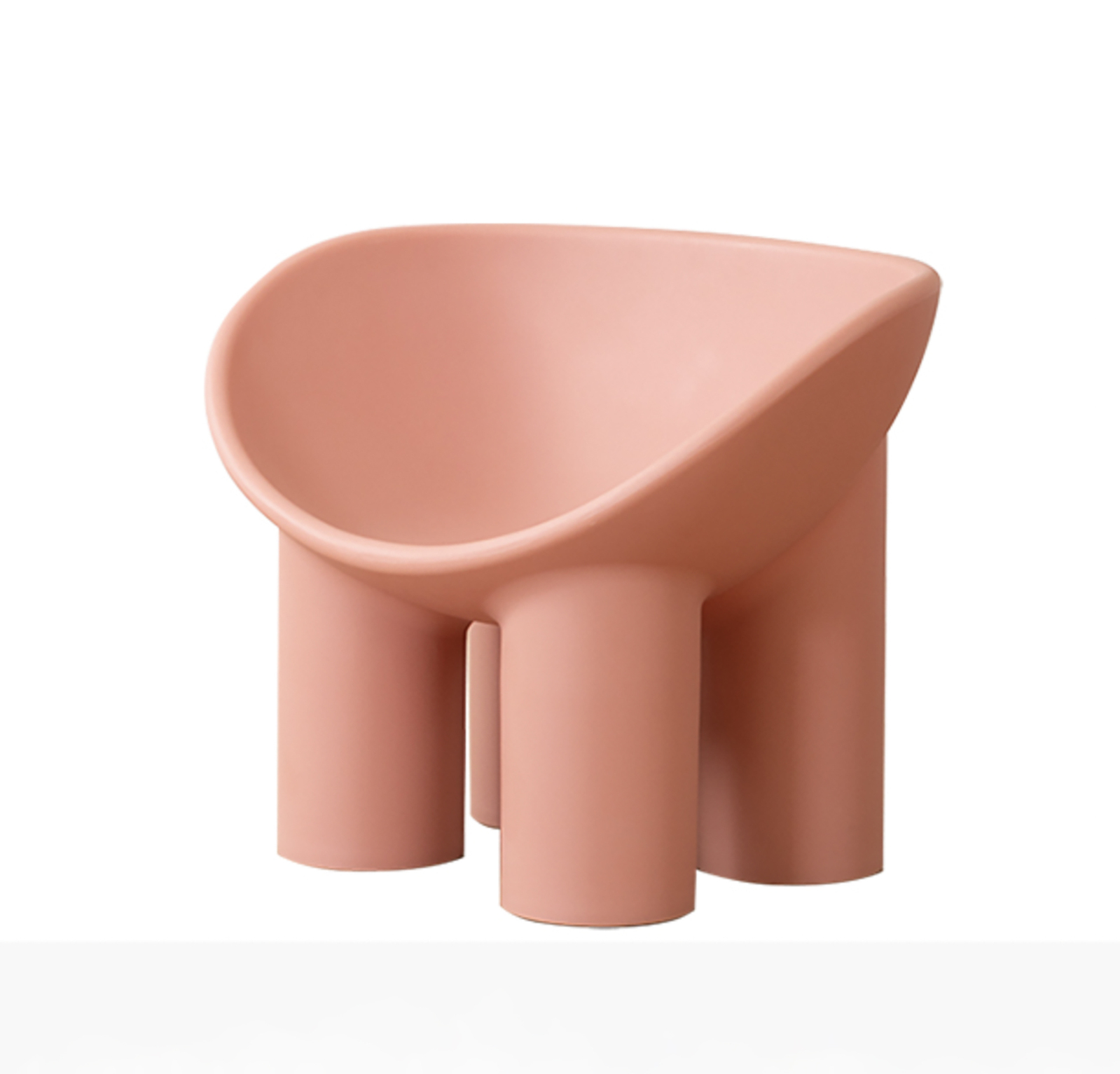Roly Poly Chair Lounge Chair Replica Chair Designer Reception Modern Design Seat [Pink]