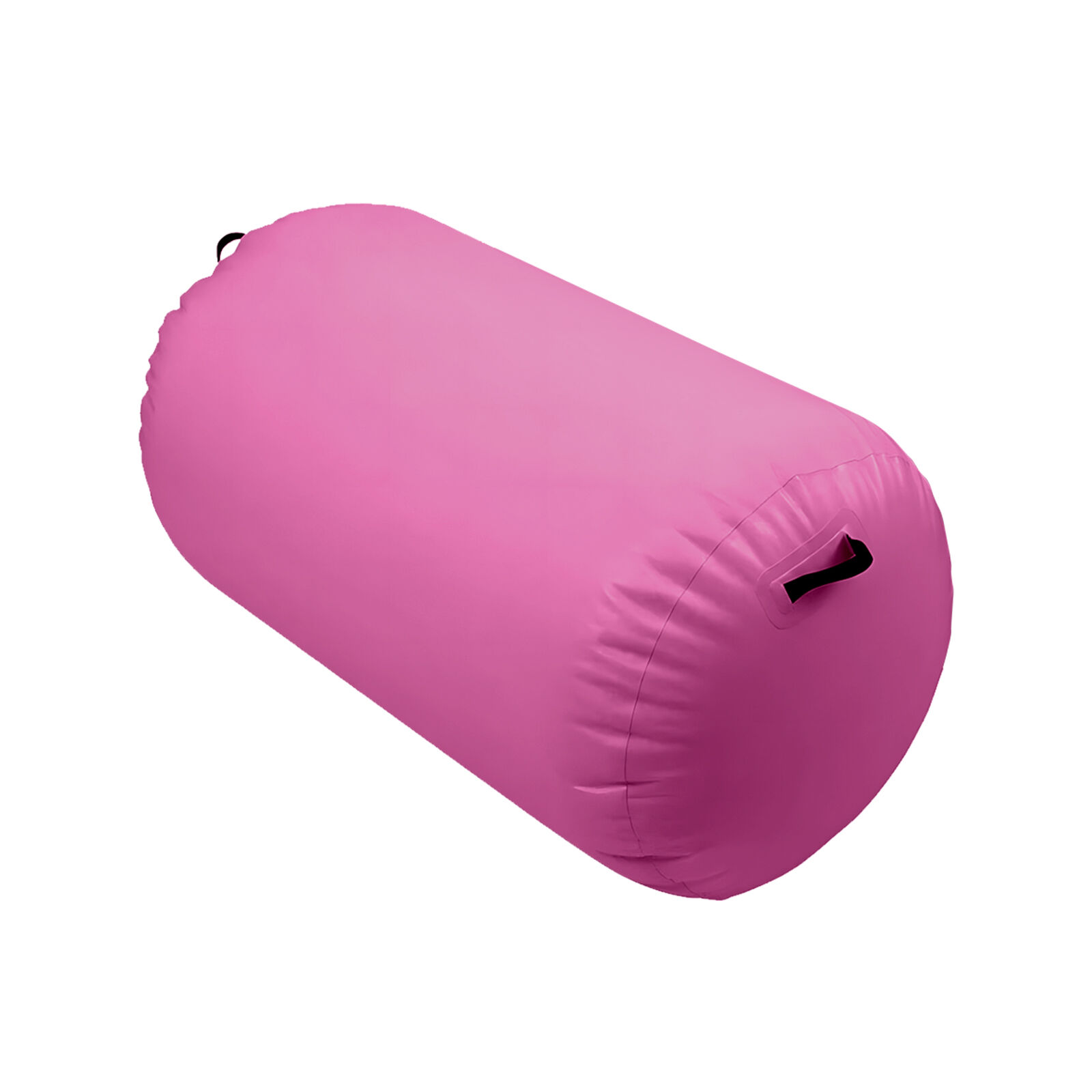 Inflatable Air Barrel Roller Gymnastics Cylinder Balance Training 60 x 60 x 100cm Pink