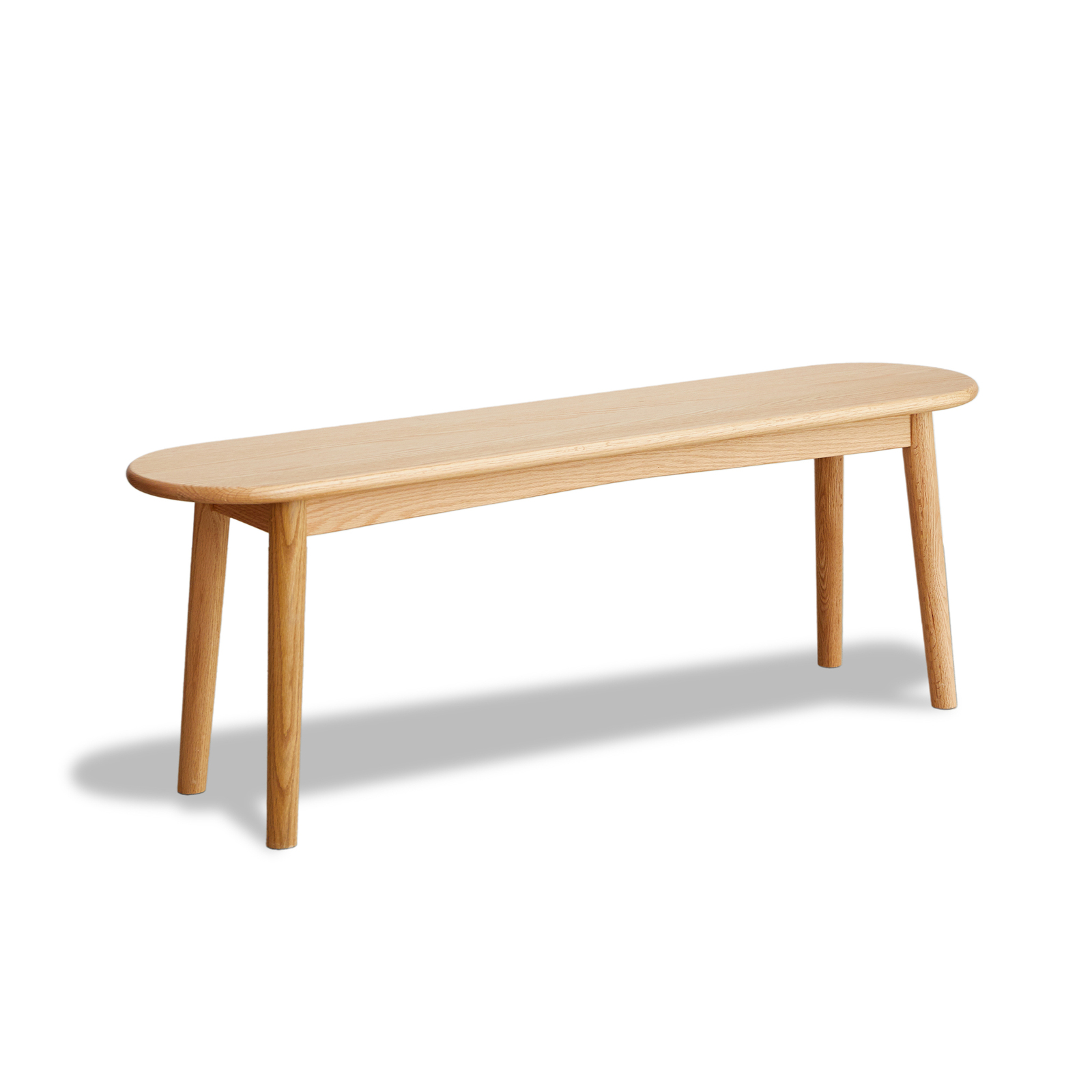 MIUZ Dining Bench Solid Timber American White Oak Wood Kitchen Entryway Bedroom