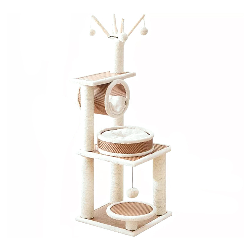  TOPET Cat Tree Trees Scratching Post Scratcher Tower Condo House Feline Scratcher Tower 120 or 140cm