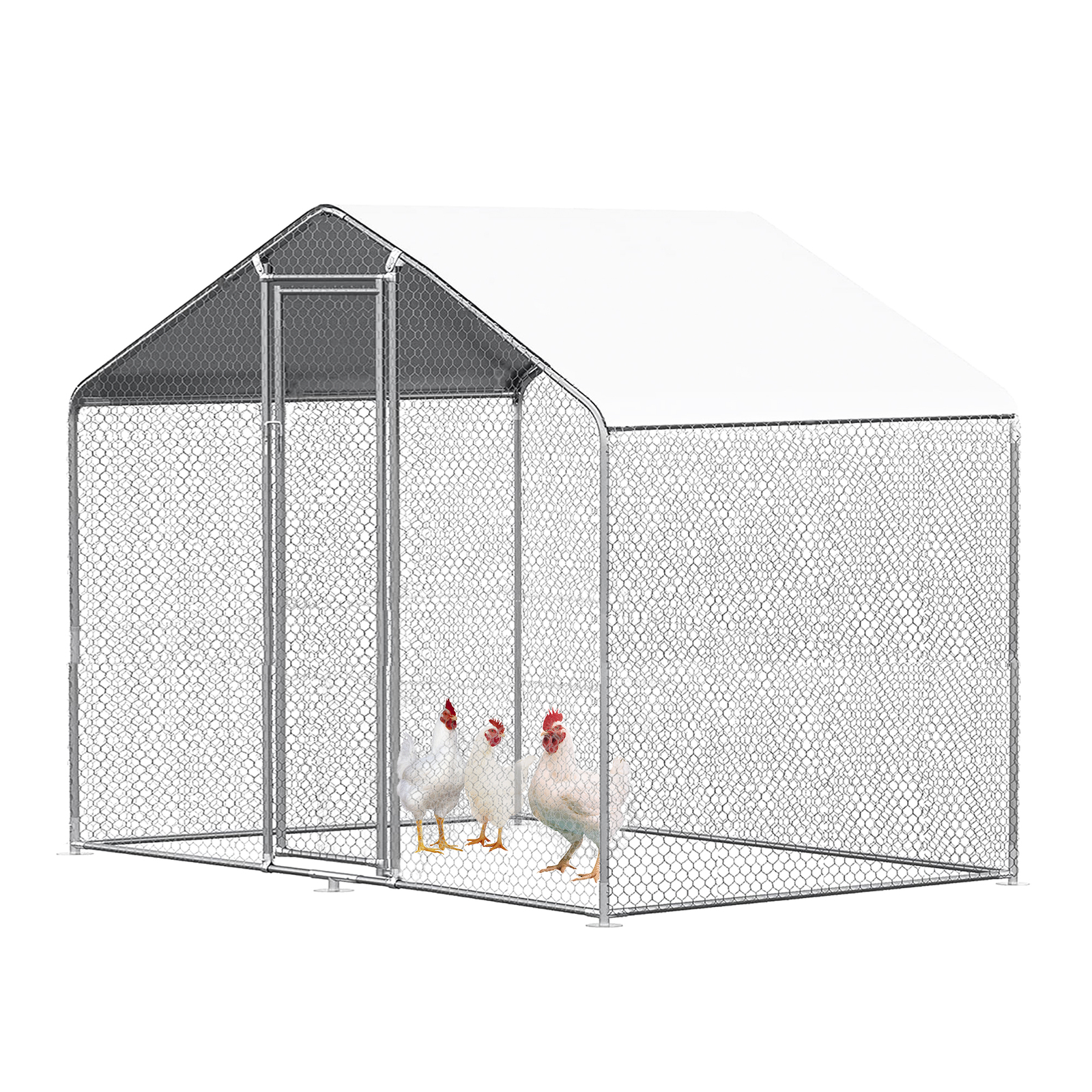 Large Walk-in Pet Chicken Run Coop Cage Rabbit Hutch Ferret House Guinea Pig Enclosure 300 x 200 x 195cm