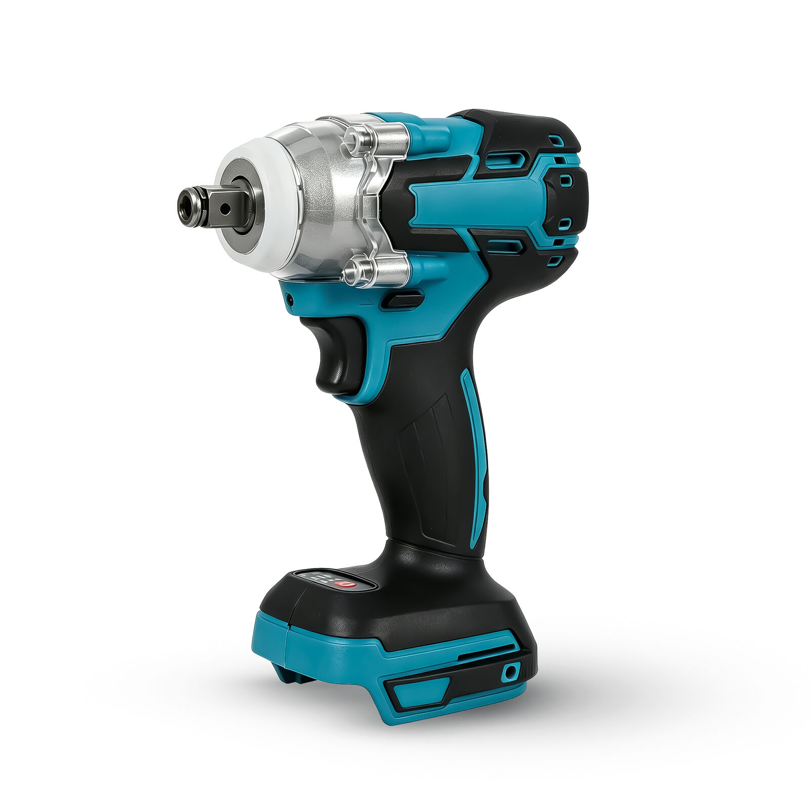 18V Brushless Impact Wrench, 520Nm High Torque, 2-in-1 Hybrid Chuck, Variable Speed LED Light, Compatible with Makita 18V Battery, Tool Only