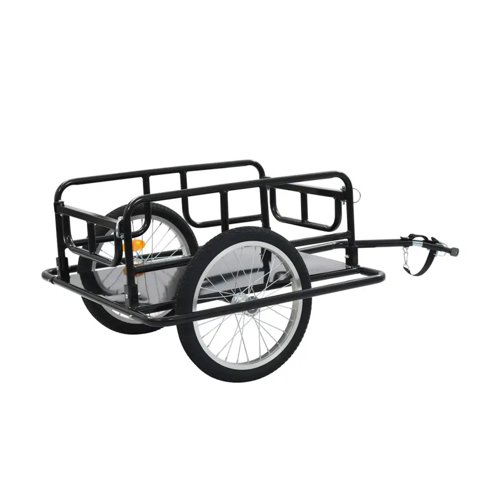 Bicycle Cargo Luggage Trailer Cart Bike Wagon Carrier Trailer 60kg 