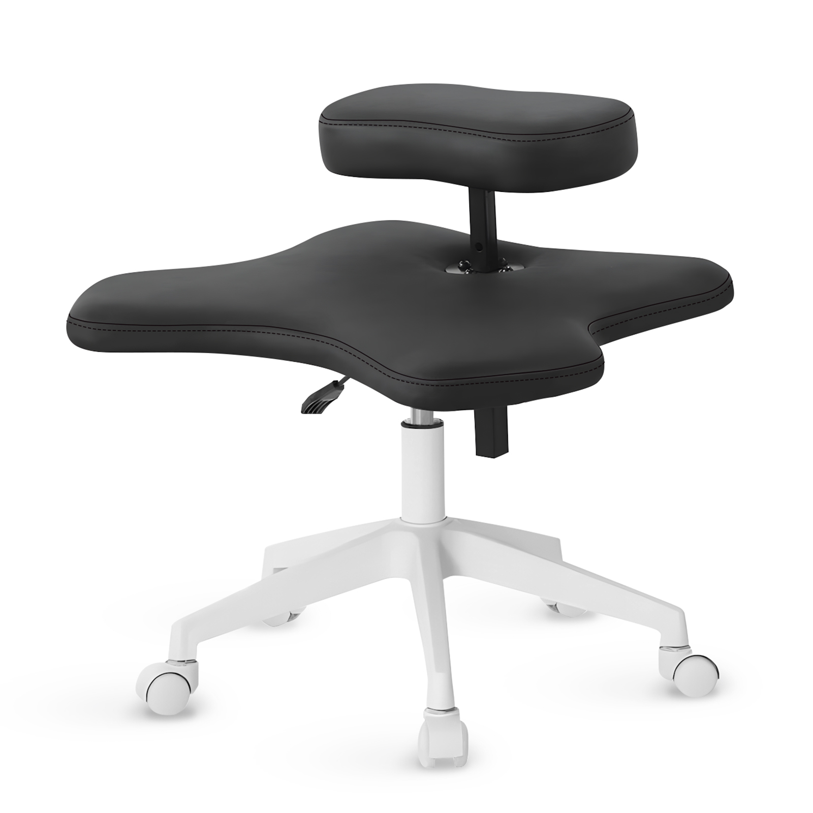 Criss Cross Legged Meditation Chair Office Chair Executive Computer Swivel Chair - Black