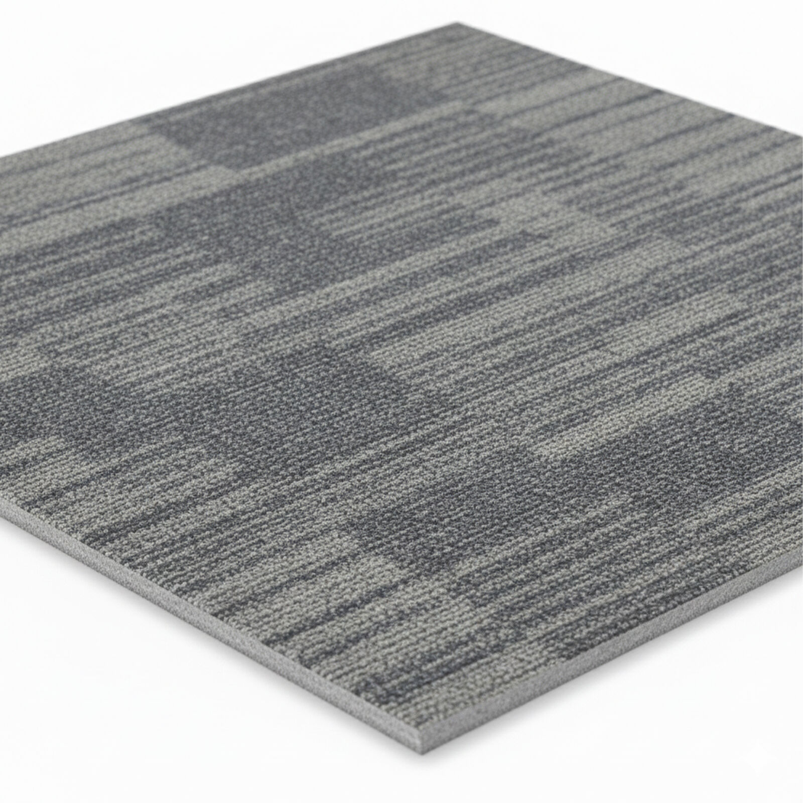 20PCS Light & Medium Gray Peel and Stick Carpet Floor Tiles 50×50cm, Antibacterial, Fire-Resistant & Stain-Resistant, Modular Carpet Squares