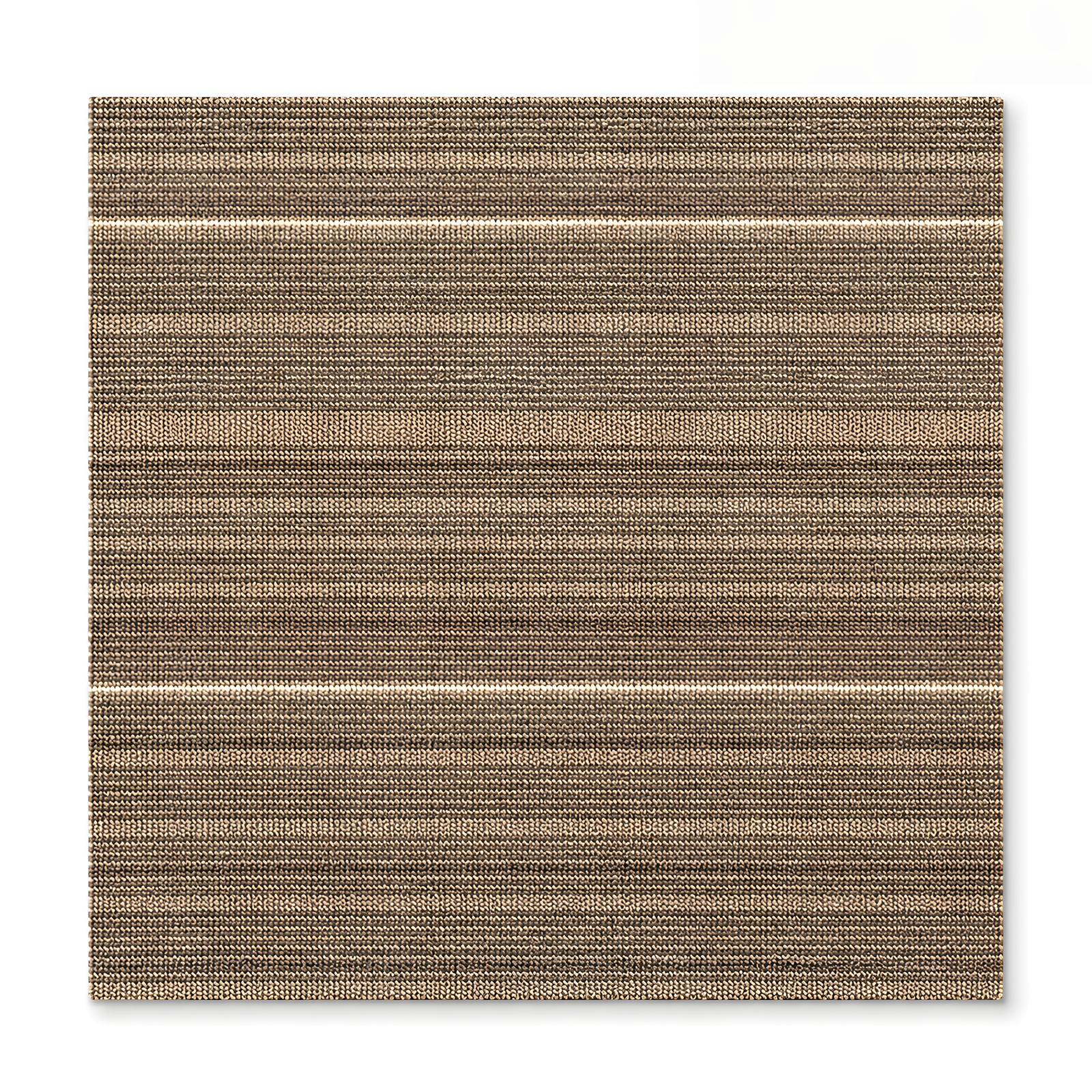 20PCS Brown & Beige Stripes Carpet Tiles 50×50cm,Fire-Resistant & Stain-Resistant Floor Tiles, Modular Carpet Squares