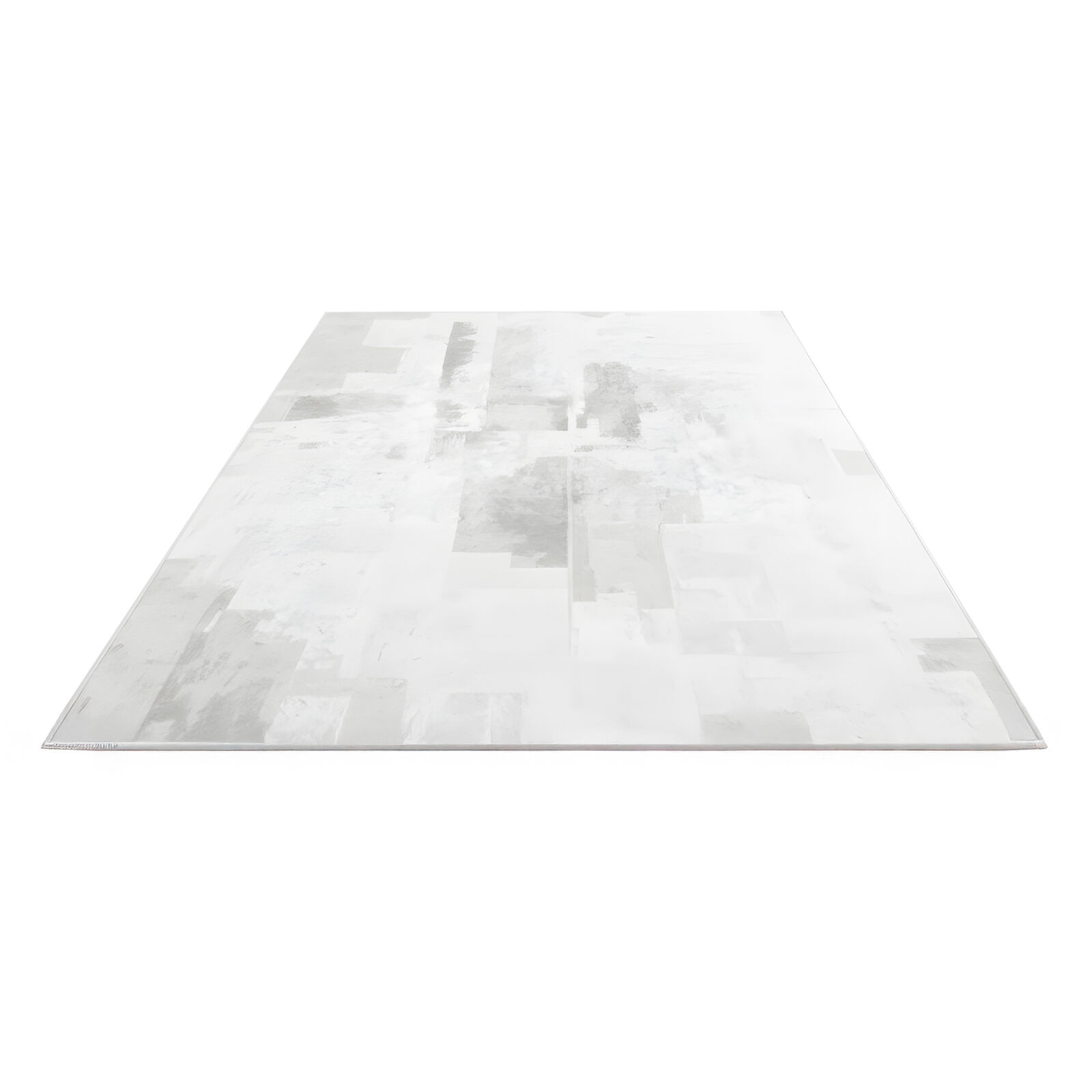 Soft Modern Floor Carpet Area Rug, Abstract Grey & White Washable Rug, Extra Large 240cmx340cm Meduim-Pile Mat Design for Living Rooms