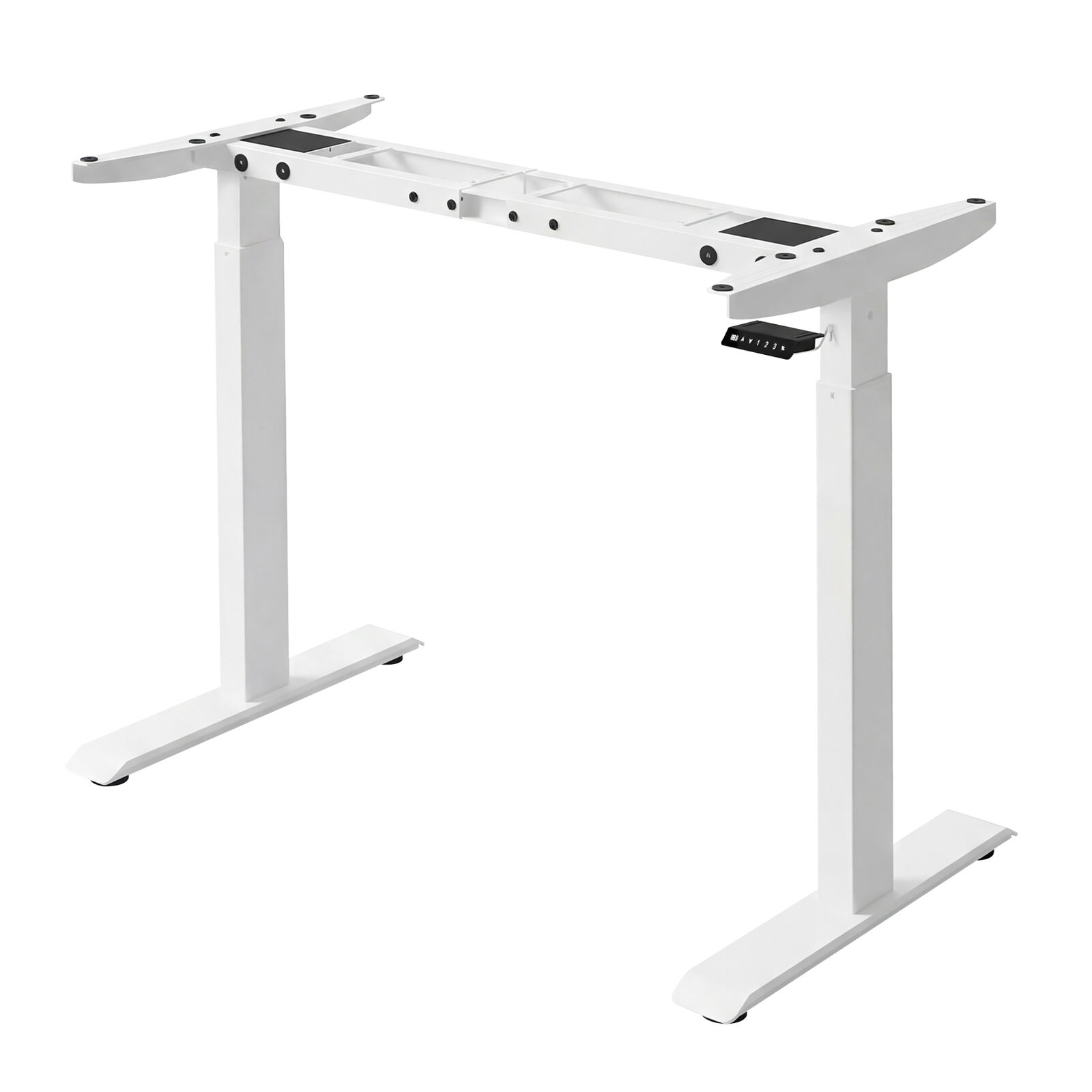 Electric Dual Motor Gaming & Office Desk Legs | Heavy Duty Steel Desk Frame | 100-120kg Load | Extendable Height 72-118cm, Length 110-170cm
