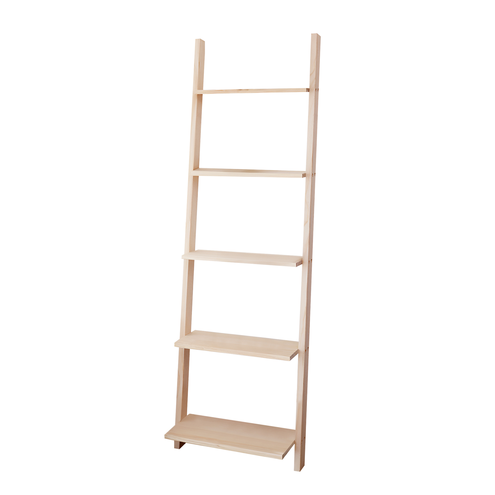 160cm Ladder Shelf Wooden Display Storage Stand Rack Bookshelf Plant Stand