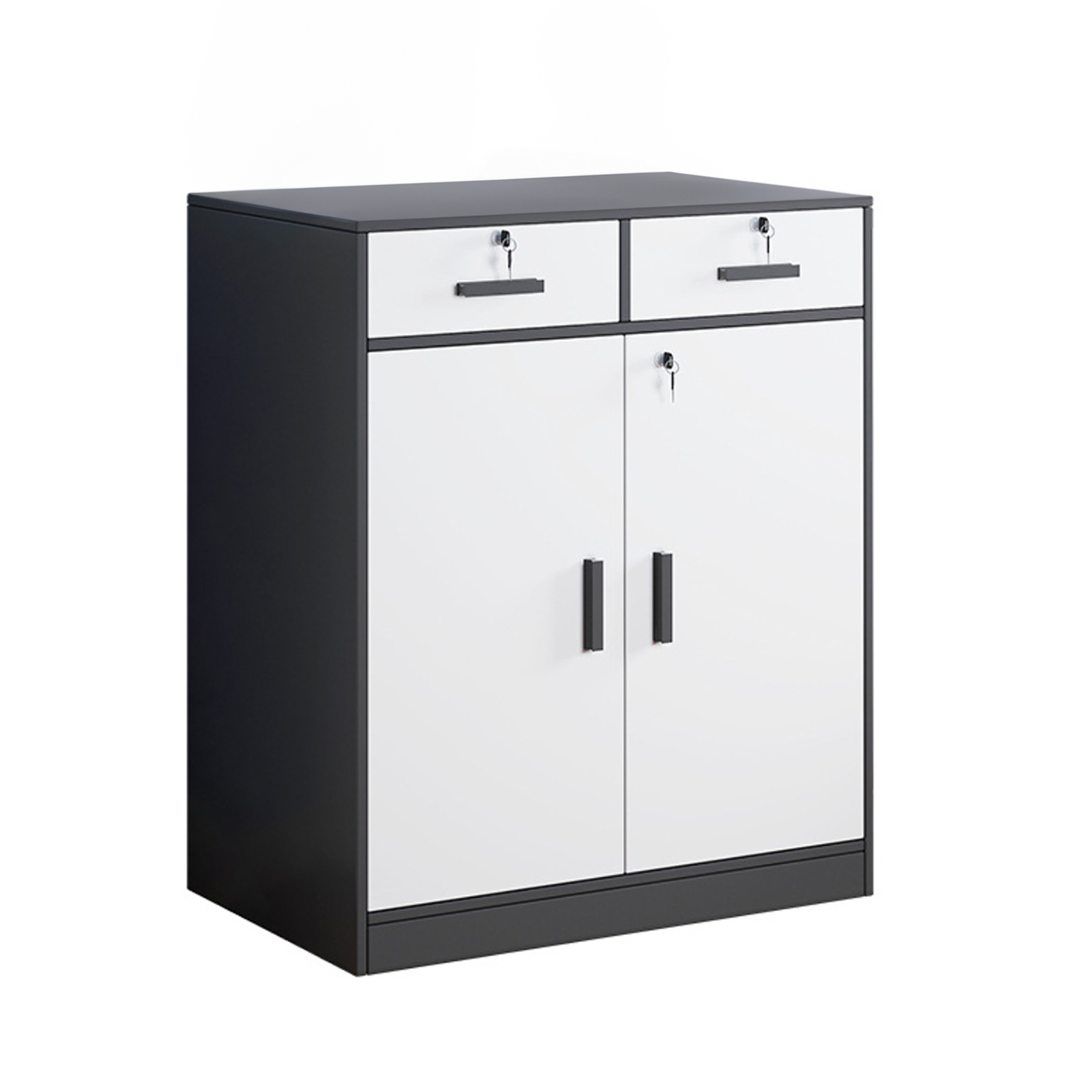 Filing Cabinet Document Organiser Office Storage Lockable Drawer Cupboard