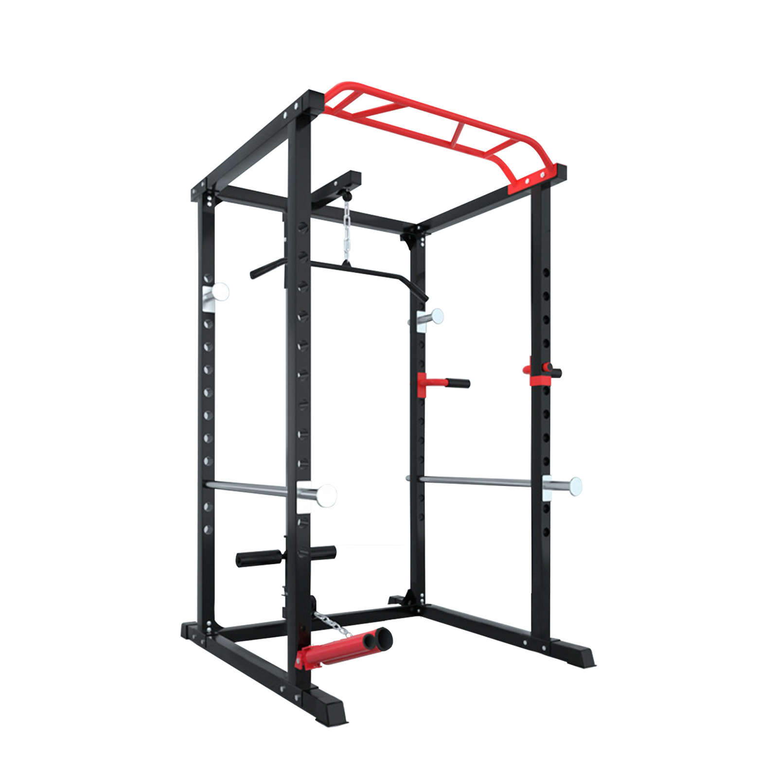 Power Rack Cage Multi-Function Adjustable Tower Gym Workout System 200kg Capacity 