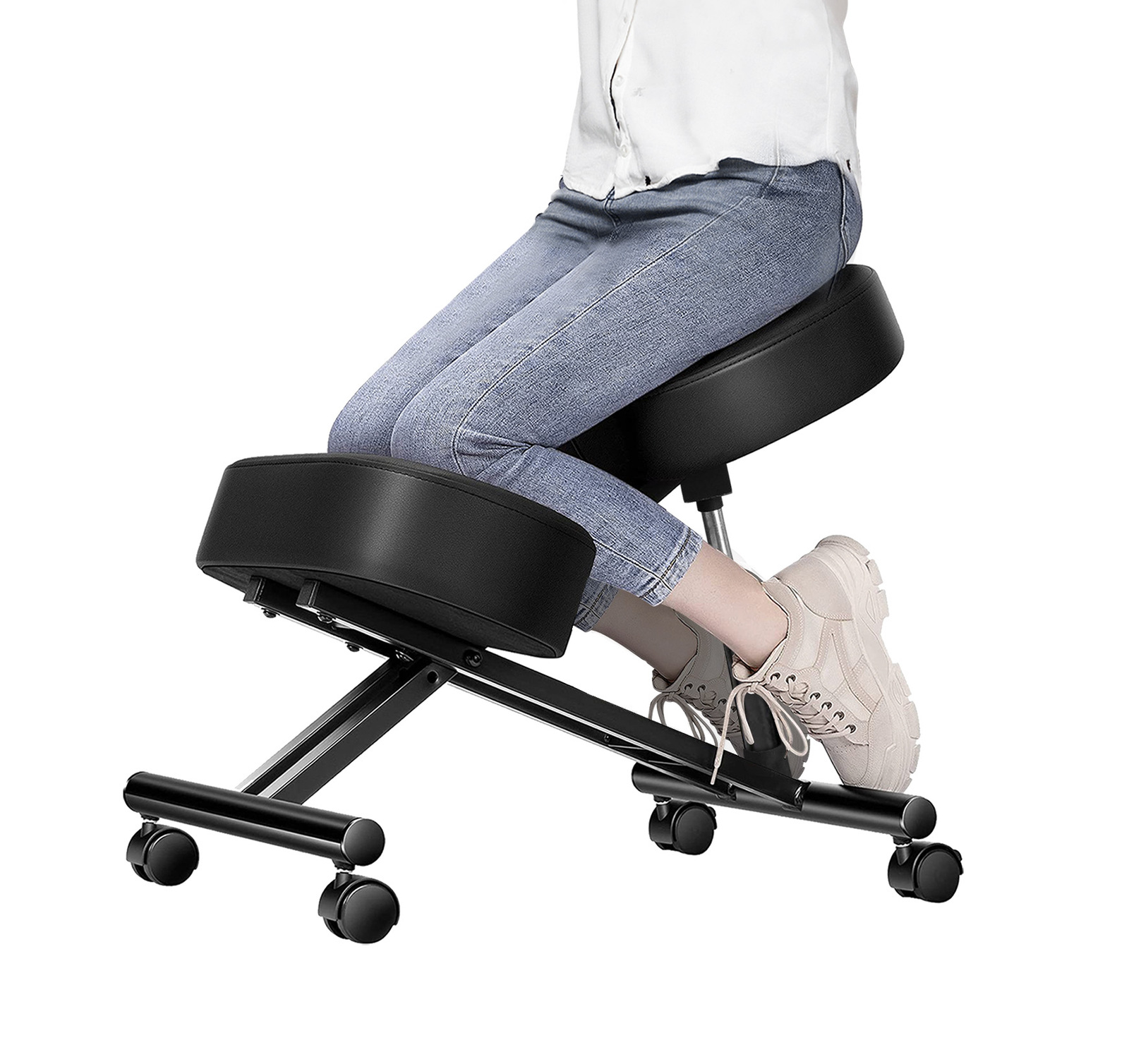 Ergonomic Kneeling Chair Adjustable Stool Kneeling Pad For Back Posture