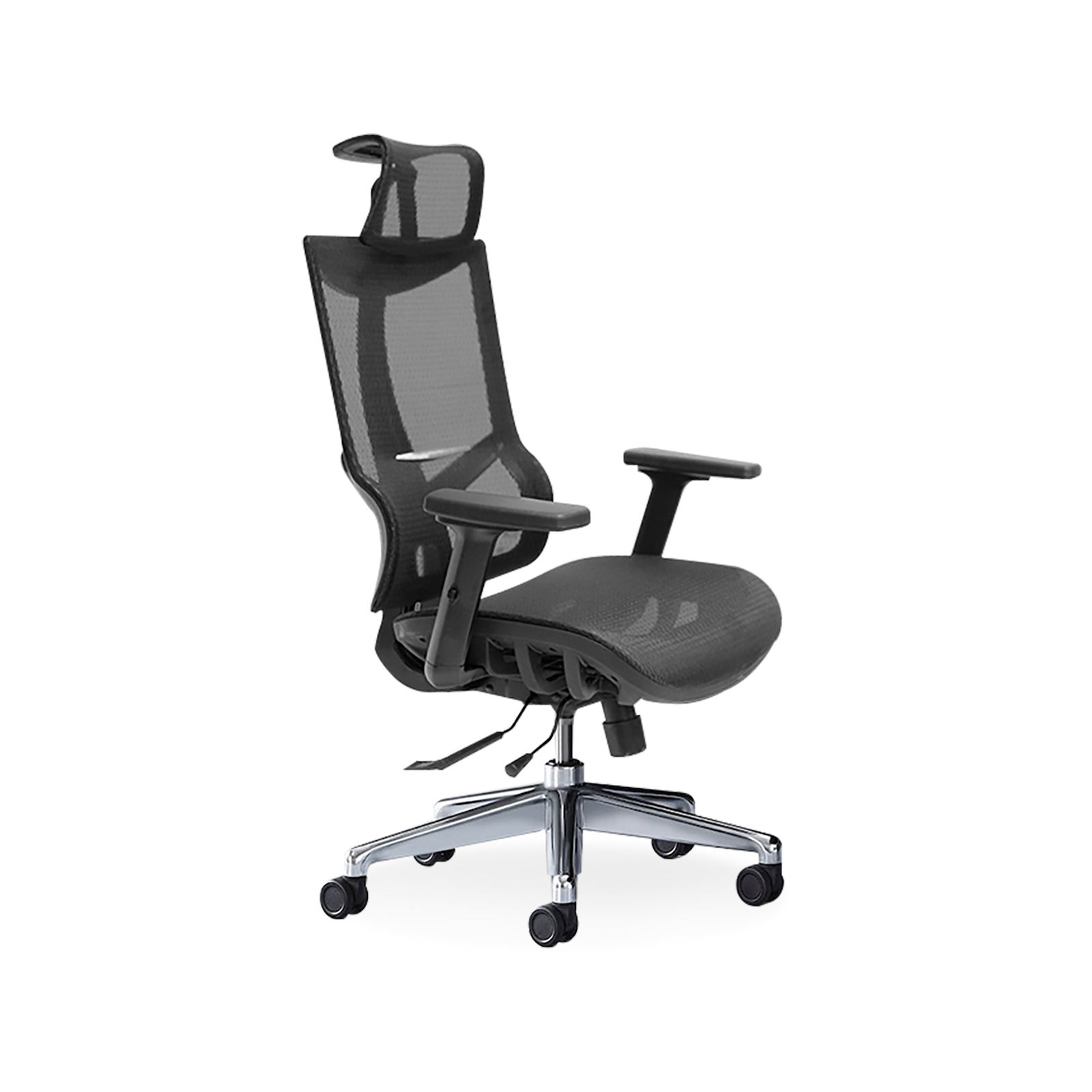 MIUZ Ergonomic Mesh Office Chair Gaming Executive Fabric Seat Headrest BLACK