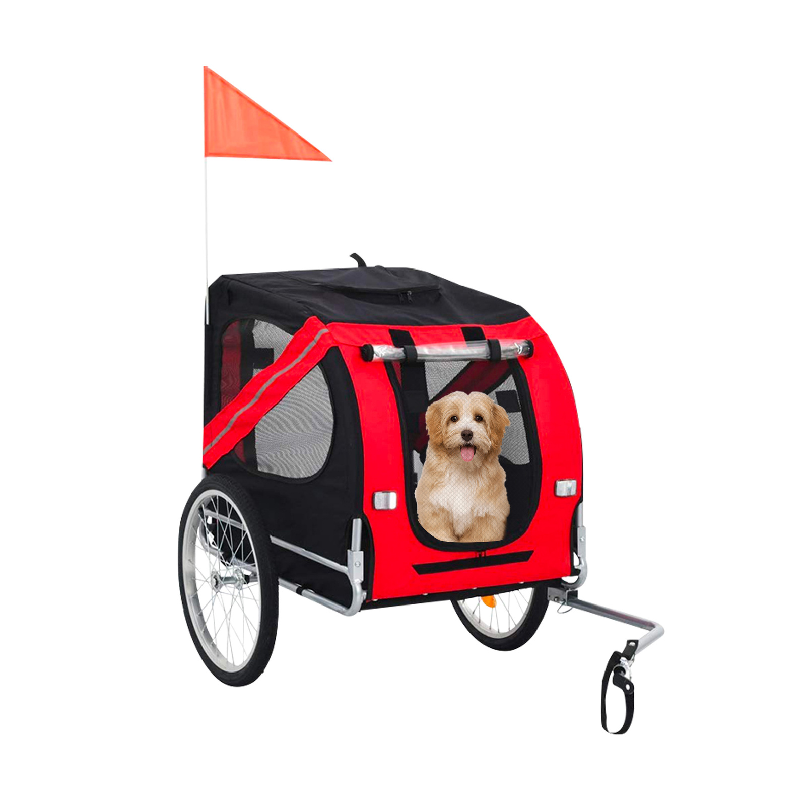 Pet Bike Stroller Bicycle Trailer Pram Pet Jogger Dog Cat Small to Medium Size