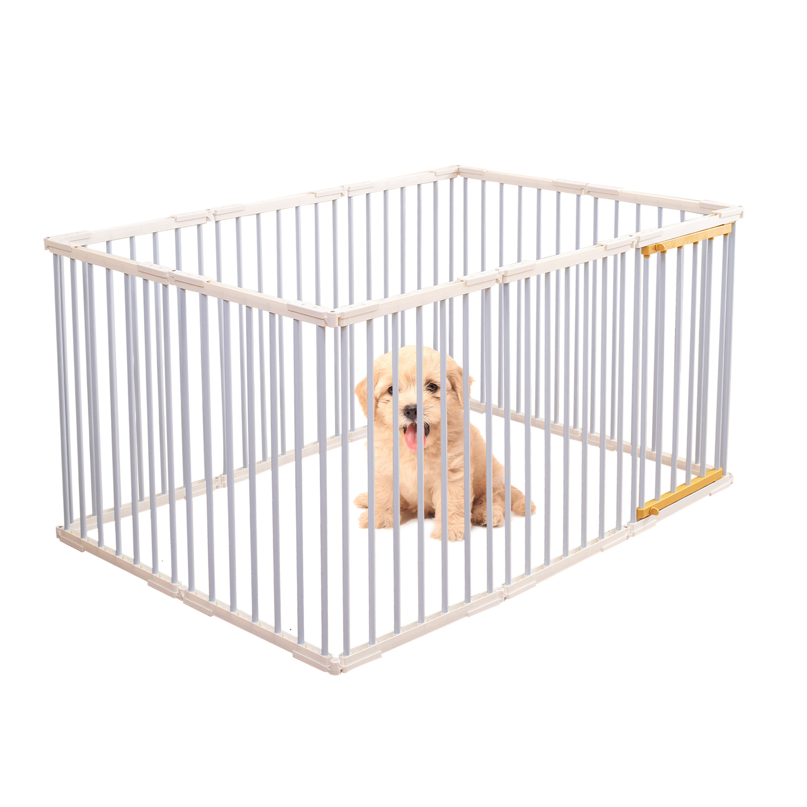 Portable Pet Dog Playpen Enclosure Cage 10 Panels