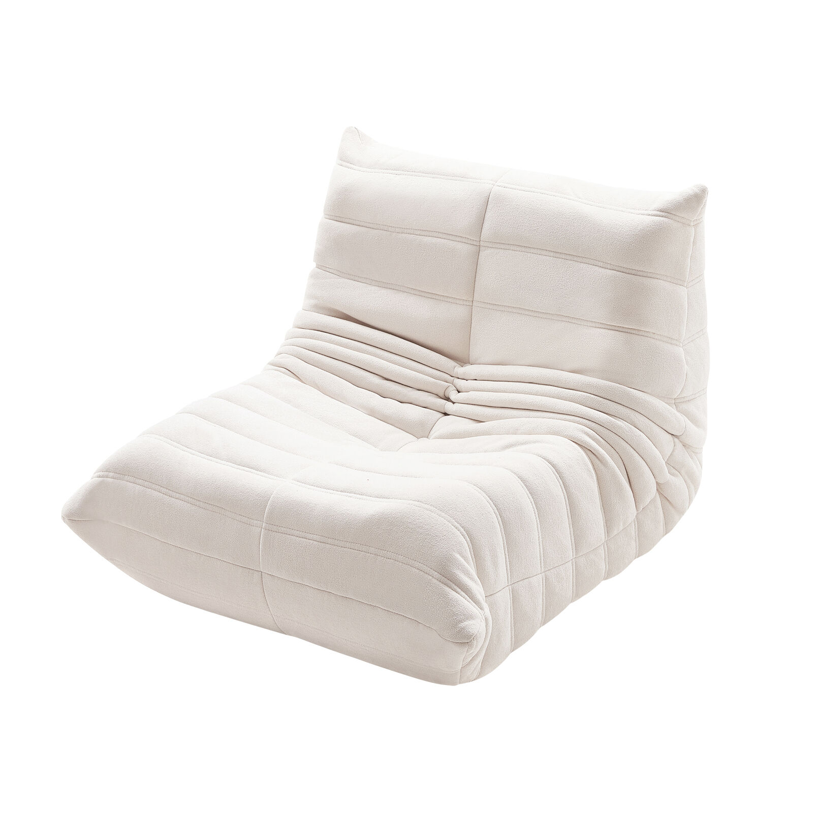 Caterpillar Lounge Chair - Plush Reading Chair & Ergonomic Bean Bag for Living Room, Bedroom, Dorm - Cozy, Comfy & Space-Saving Lounger for Relaxing