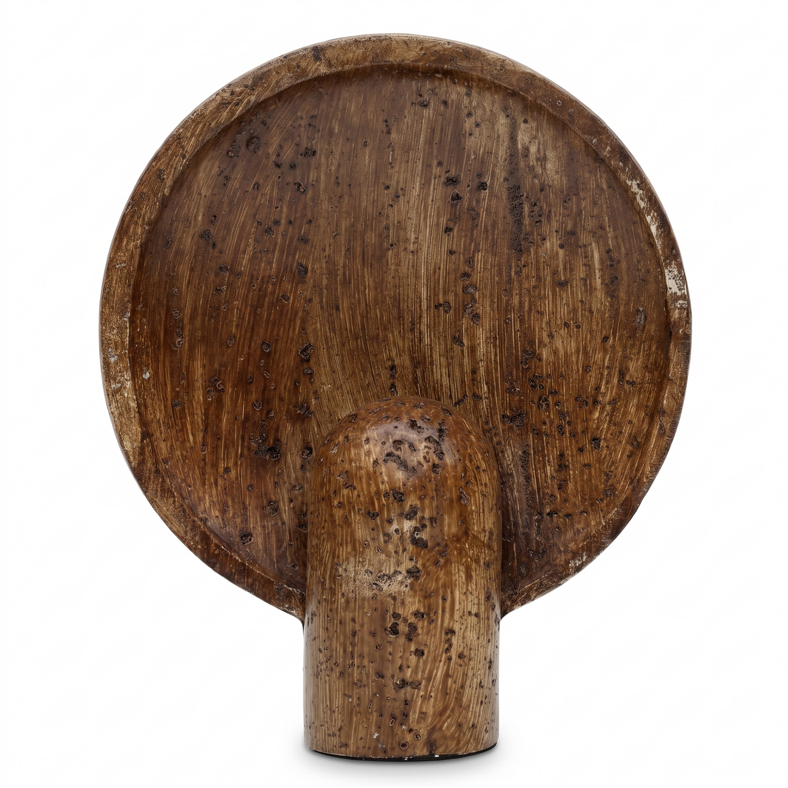 Travertine Dish Table Lamp Resin Night Light Lamp