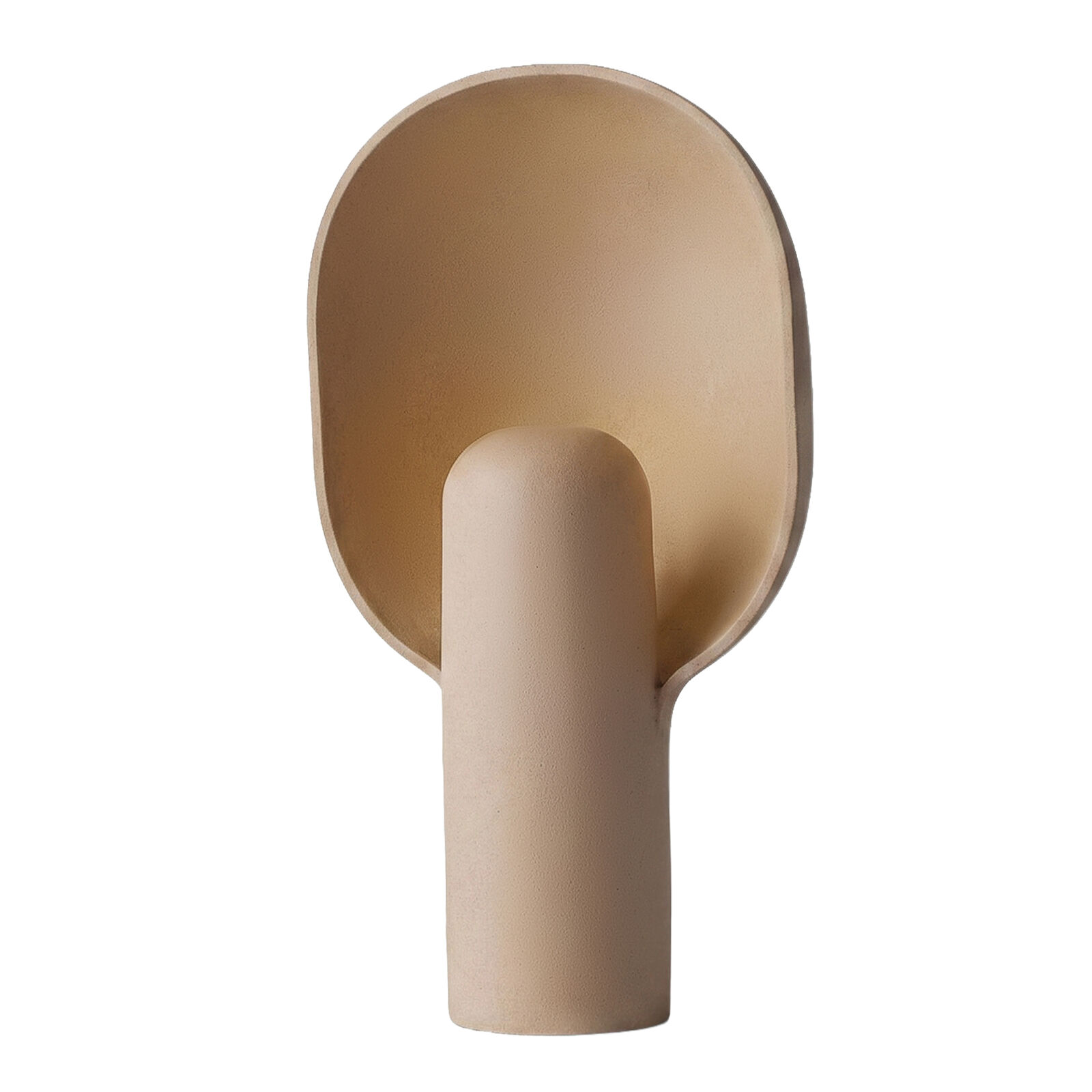 Replica Ware Table Lamp, 240V Sand Beige Modern Spoon Bedside Lamp w/ Matte Finish,SAA Certified Desk Light for Bedrooms & Living Rooms