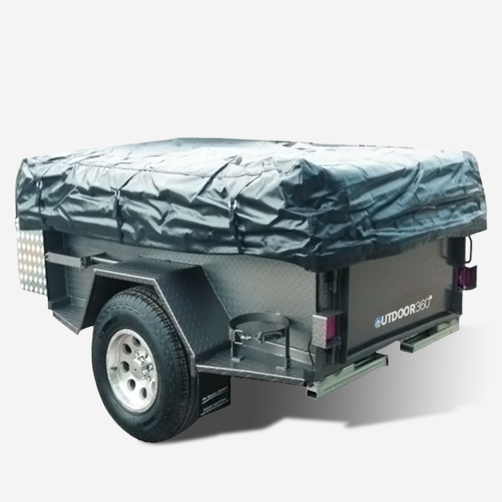 Outdoor360 PVC Travel Covers For Camper Trailer Tent, Fit For Approx. 2.3x1.75M Bed Base, New Upgrade