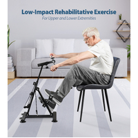 Foot Pedal Exerciser Cycle Leg Arm Rehabilitation Elderly Training Bike
