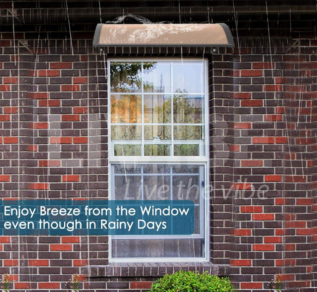 Glasshaus Window Door Awning Canopy Outdoor Patio Sun Rain Shield - Picture 44 of 250
