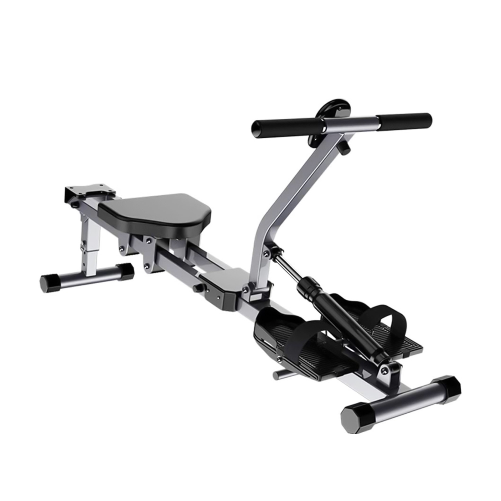 thumbnail image 2 of Costway Rowing Machine – Double Hydraulic Resistance, Foldable, LCD Display 2 of 6