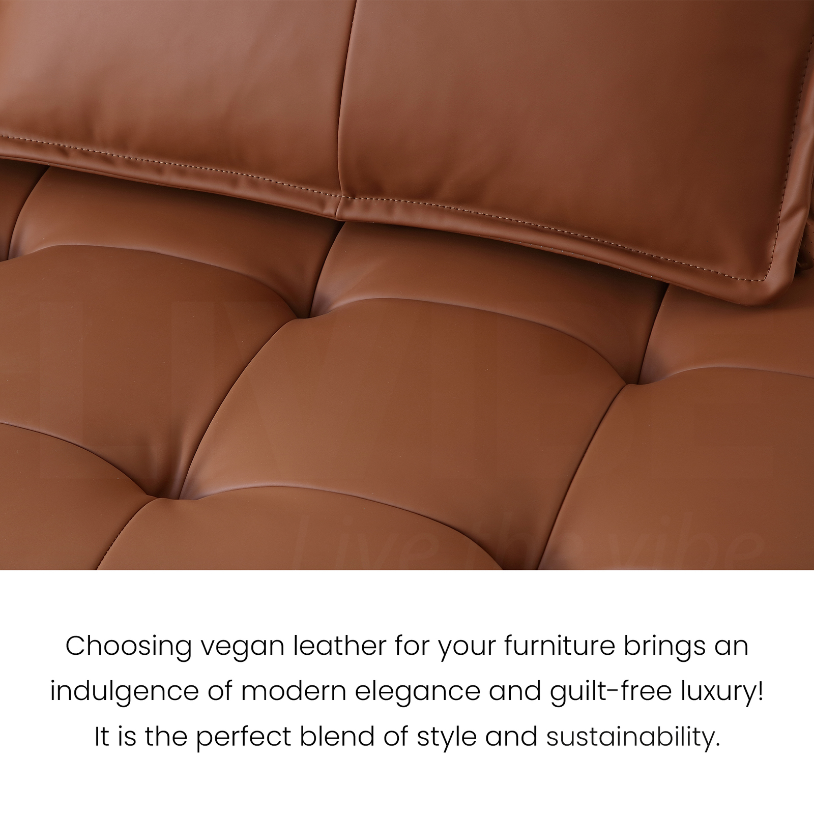 MIUZ 1pc Modular Sofa Lounge Chair Tofu Sofa Armless Seat PU Leather Couch Seat - Picture 50 of 55