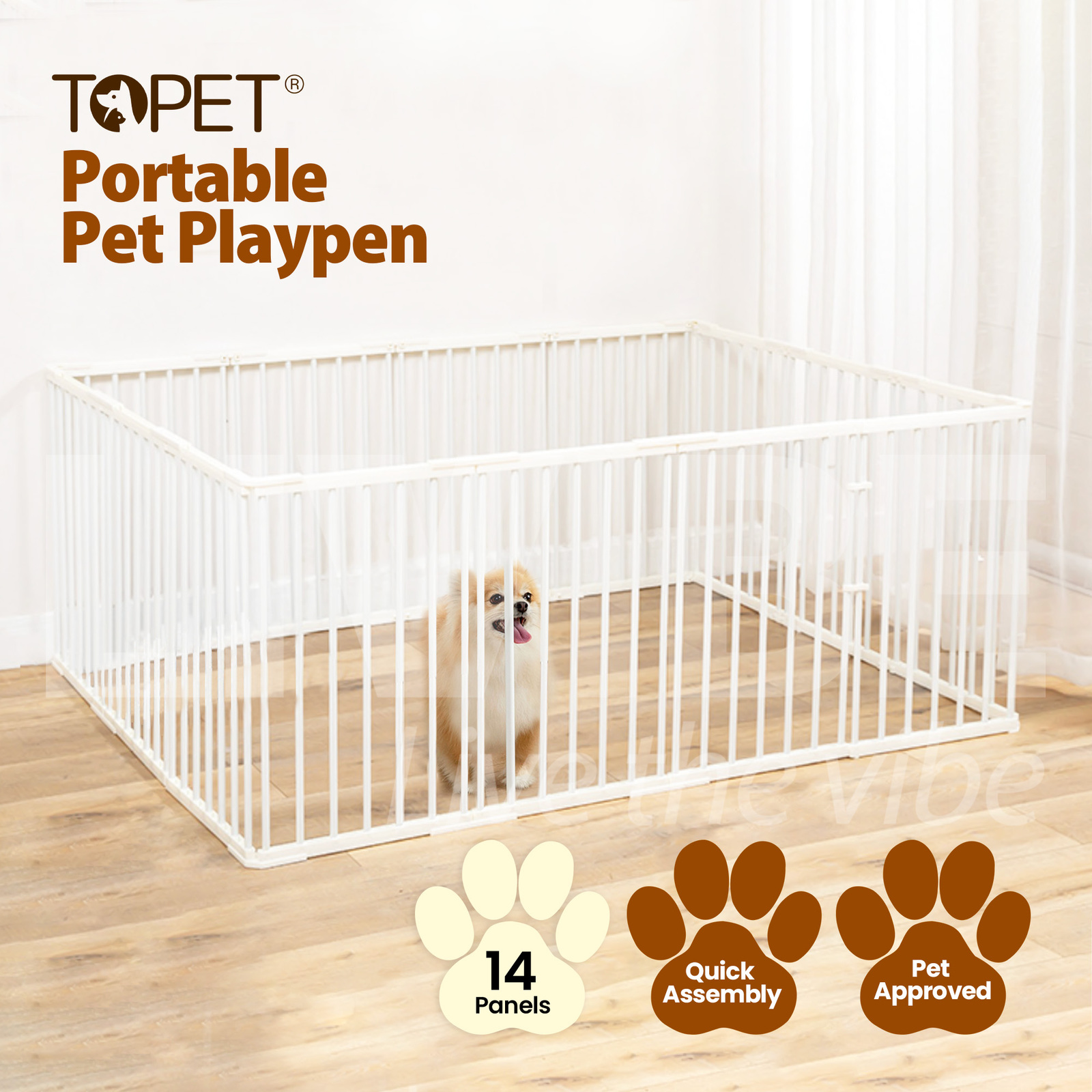 Adjustable dog exercise pen cheap