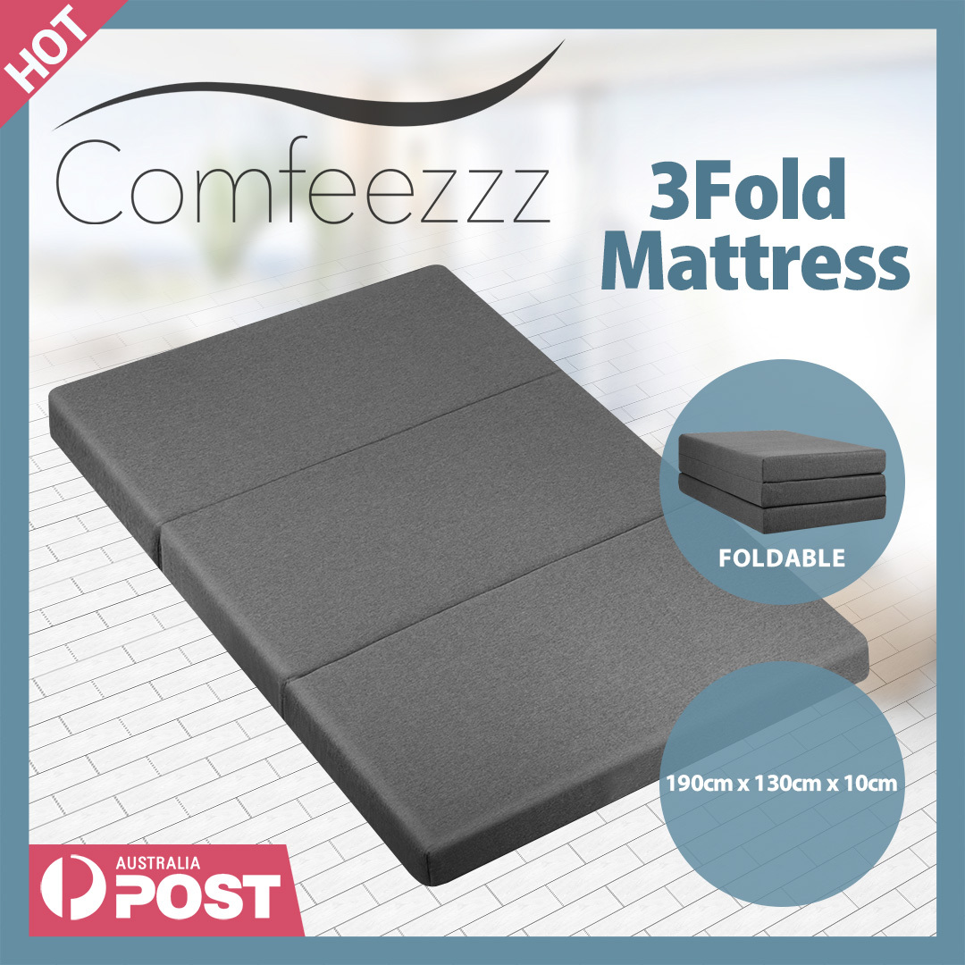 Comfeezzz Foldable Folding Foam Mattress Portable Sofa Bed Trifold Sleeping Mat - Picture 11 of 40