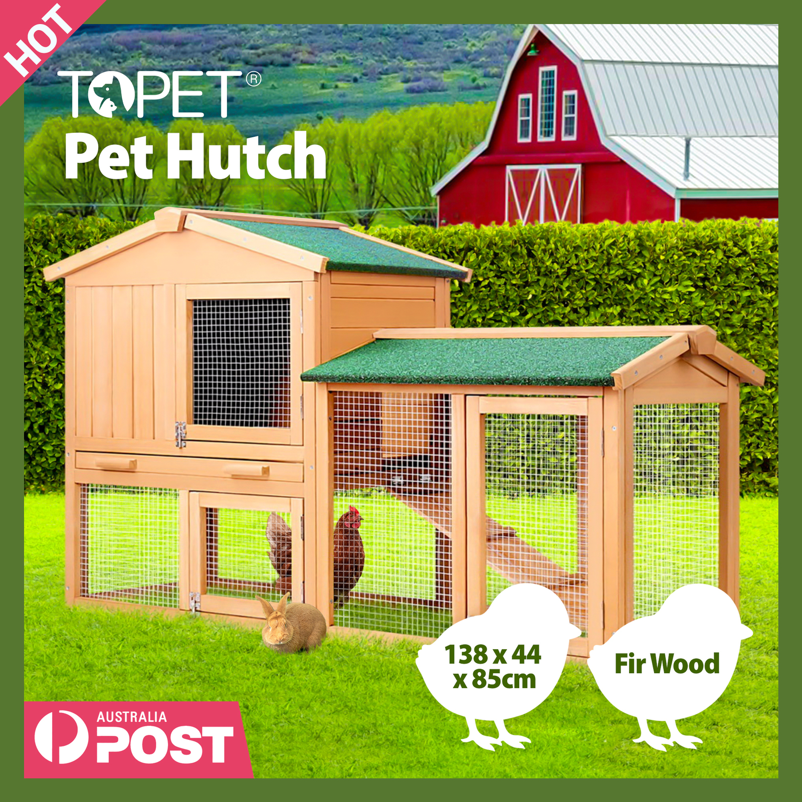 ipet rabbit hutch