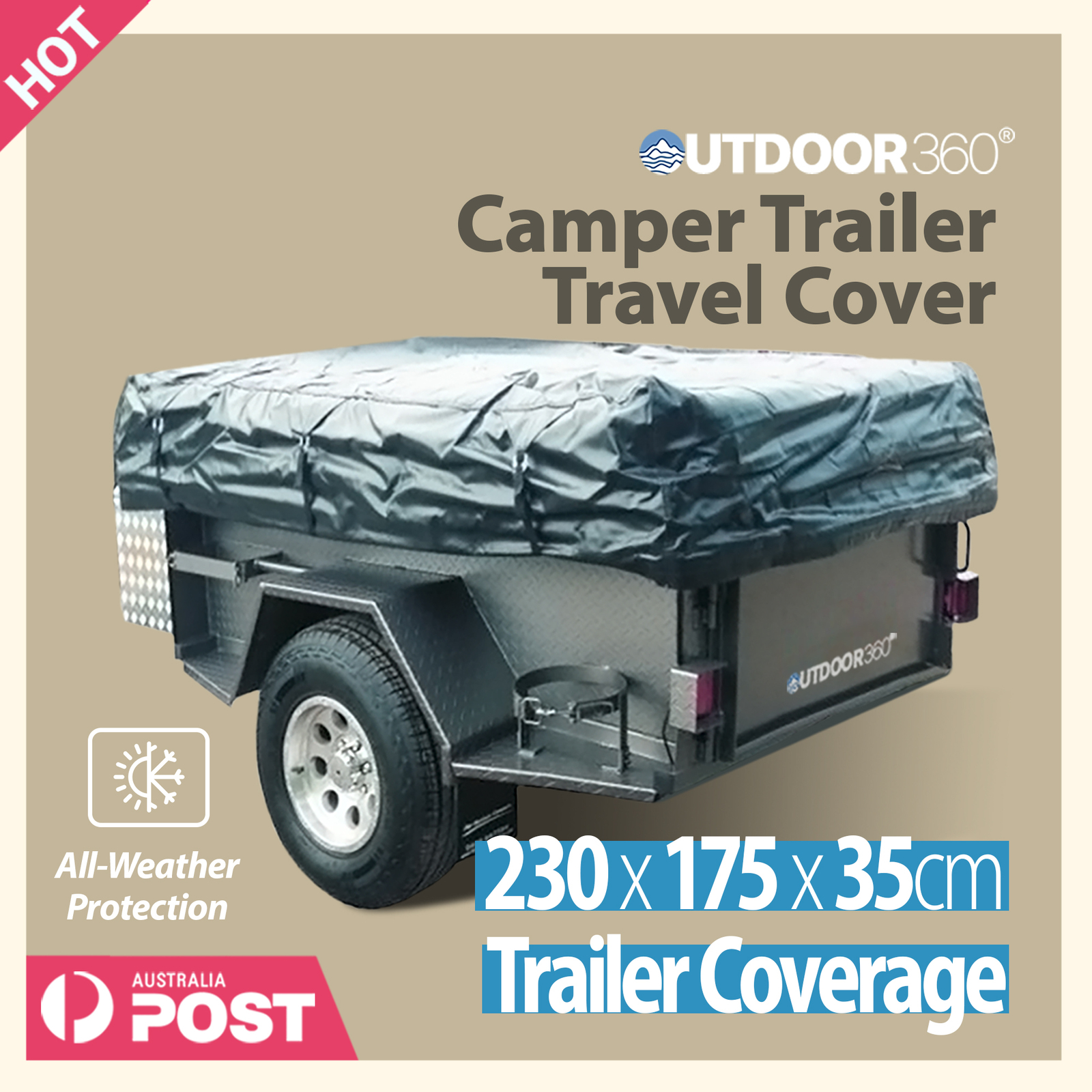 Trailer tent cover sale