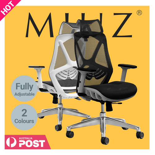 MIUZ Ergonomic Mesh Work Study Computer Gaming Office Desk Chairs